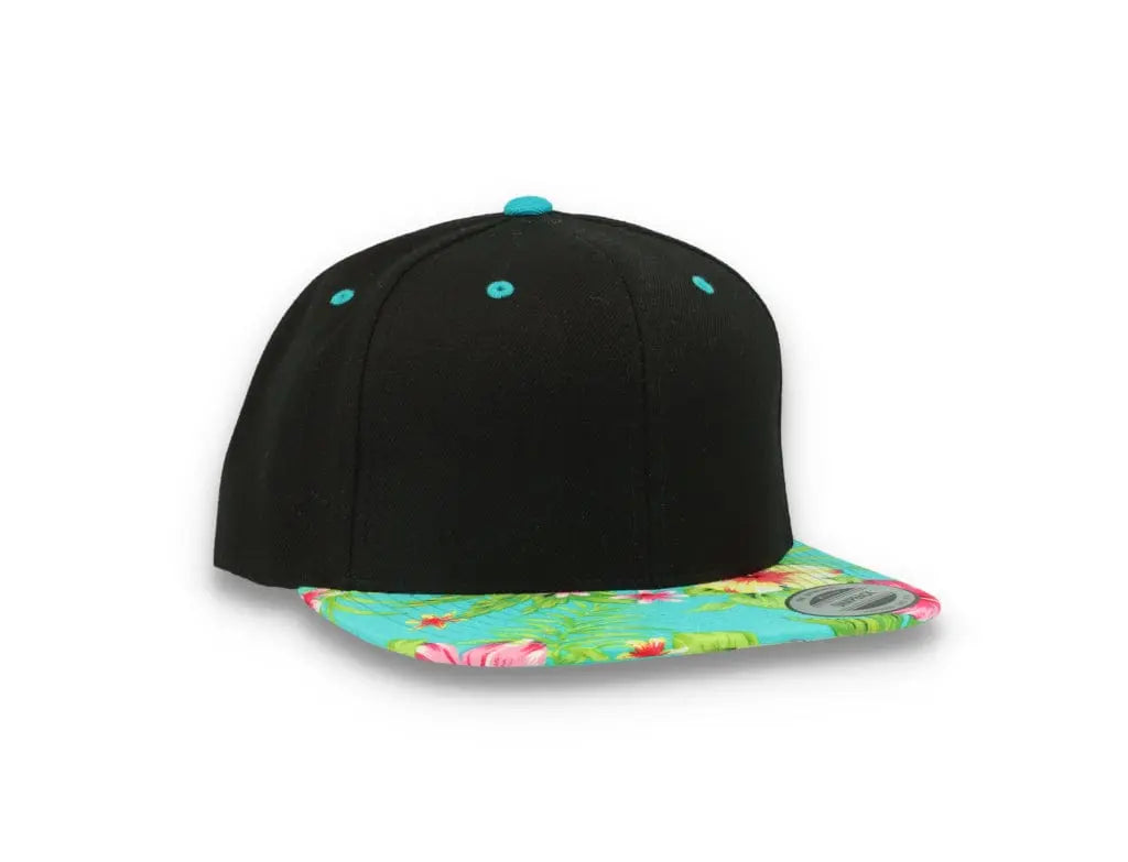 Yupoong Snapback Hawaii 6089HW Black/Aqua - LOKK