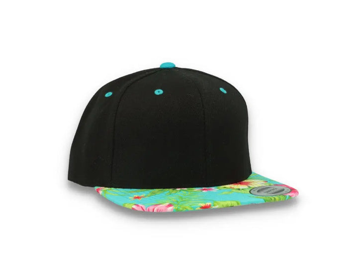 Yupoong Snapback Hawaii 6089HW Black/Aqua - LOKK