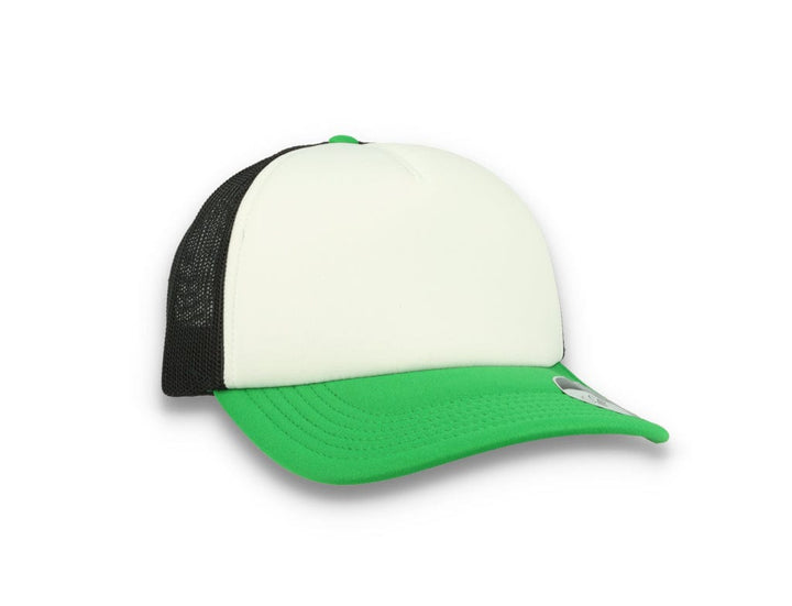 Trucker Cap White/Green/Black Atlantis Rapper Foam - LOKK