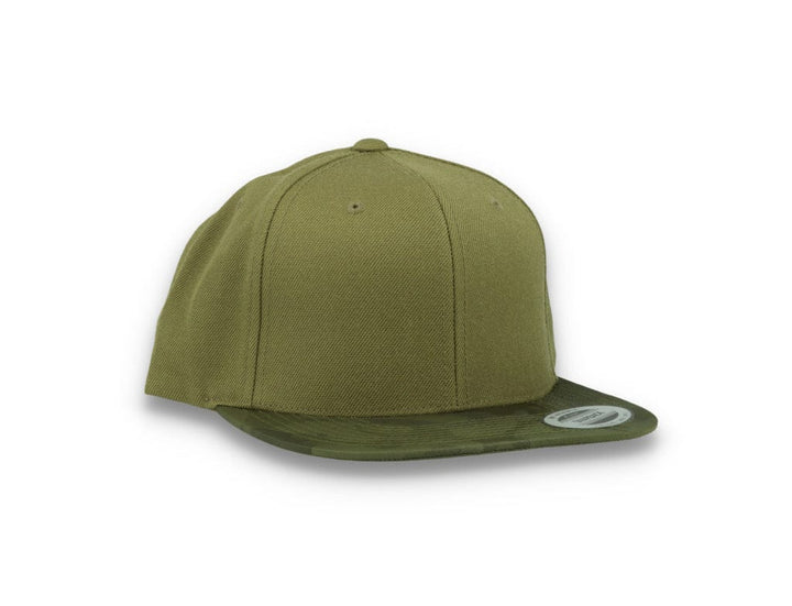Yupoong Snapback Camo Visor 6089CV Olive Green - LOKK