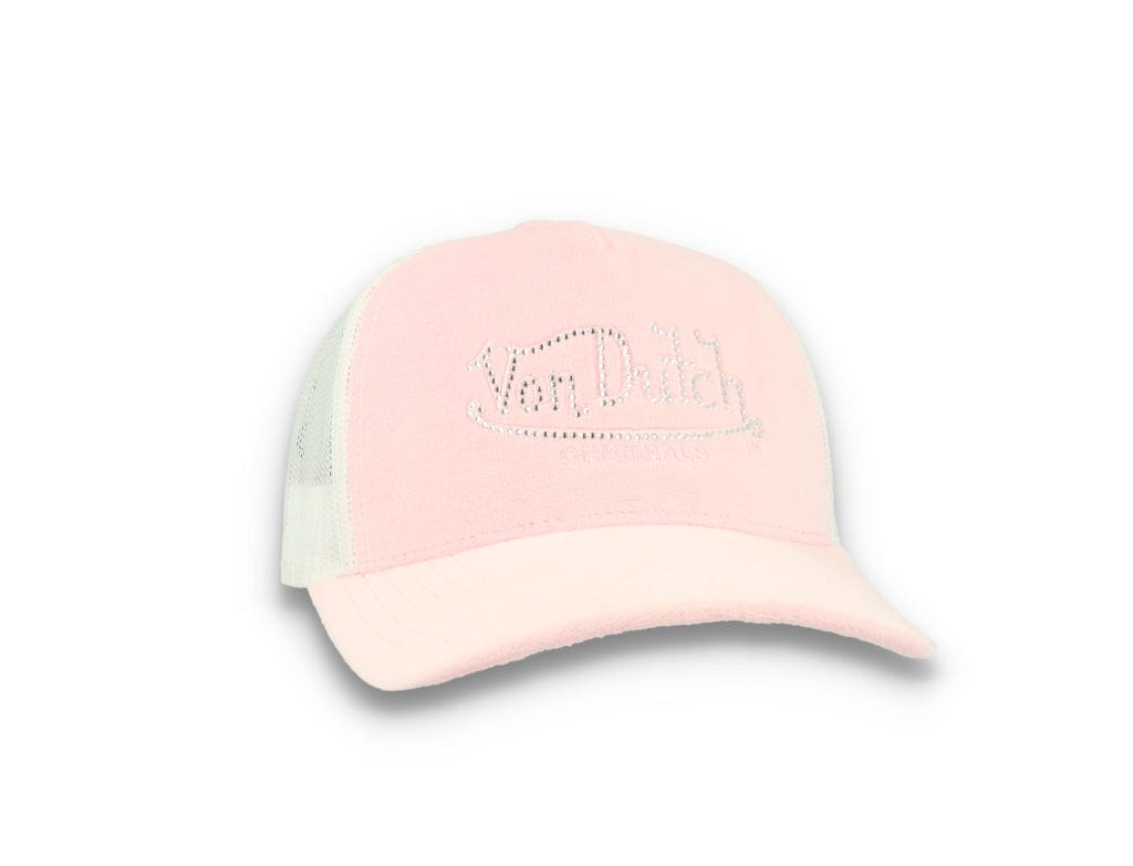 Trucker Cap Von Dutch Miami Velvet Light Pink/White