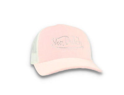 Trucker Cap Von Dutch Miami Velvet Light Pink/White