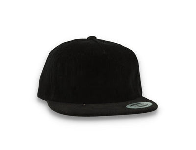 Yupoong 6508 Premium Corduroy Snapback Black