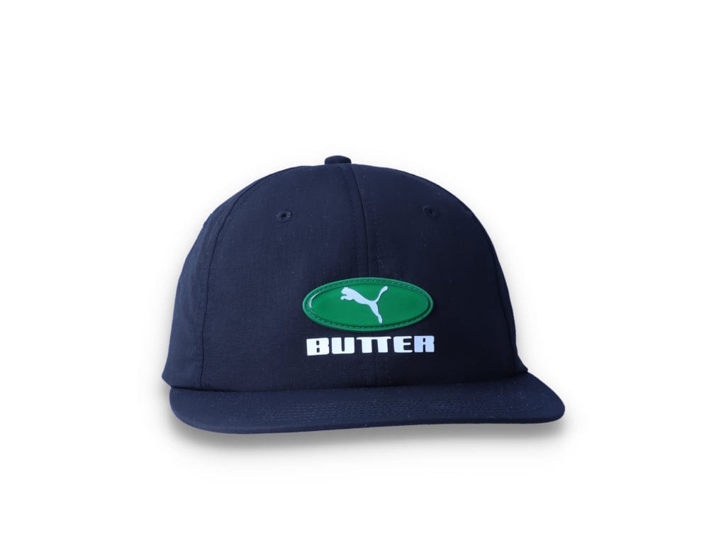 PUMA x BUTTER GOODS Flatbrim Cap Puma Black/Amazon Green - LOKK