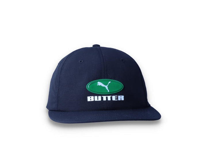 PUMA x BUTTER GOODS Flatbrim Cap Puma Black/Amazon Green - LOKK