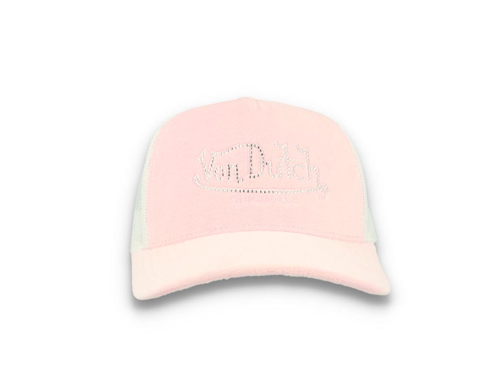 Trucker Cap Von Dutch Miami Velvet Light Pink/White - LOKK