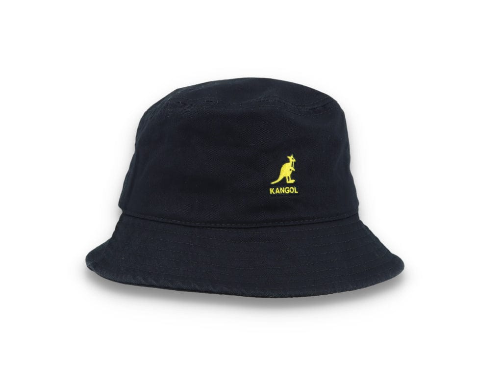 Kangol Washed Bucket Hat, Navy Blue - LOKK