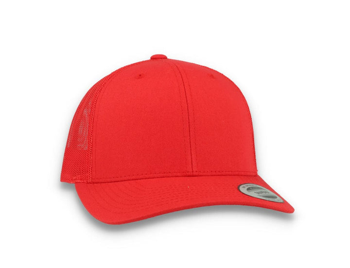 Red Trucker Cap Retro - Yupoong 6606 - LOKK