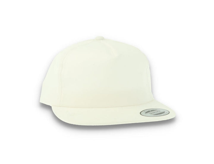 Yupoong 6502 Unstructured 5-Panel Snapback Cap White - LOKK