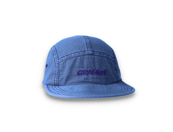 Cap 5-Panel Bedrock Blue Pigment - LOKK