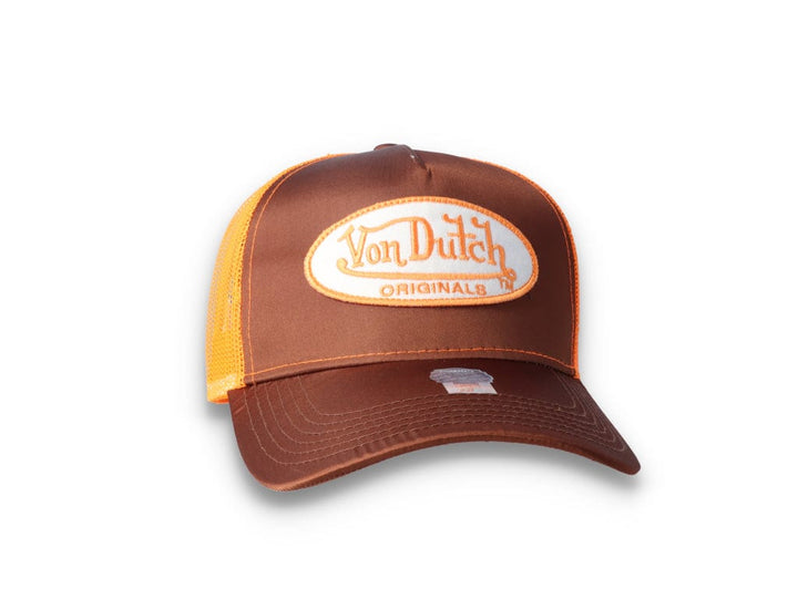 Von Dutch Trucker Cap Satin Brown/Orange - LOKK