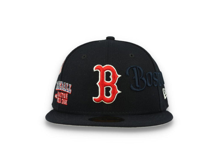 59FIFTY Script Boston Red Sox Dark Navy - LOKK