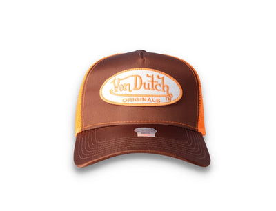 Von Dutch Trucker Cap Satin Brown/Orange