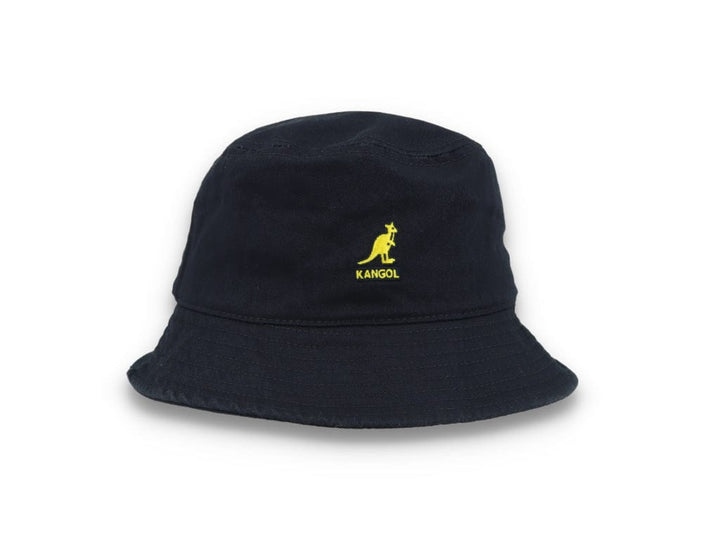 Kangol Washed Bucket Hat, Navy Blue - LOKK