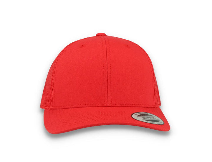 Red Trucker Cap Retro - Yupoong 6606 - LOKK