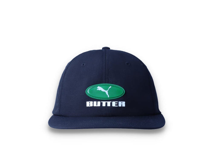 PUMA x BUTTER GOODS Flatbrim Cap Puma Black/Amazon Green - LOKK