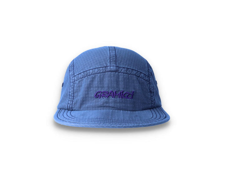 Cap 5-Panel Bedrock Blue Pigment - LOKK