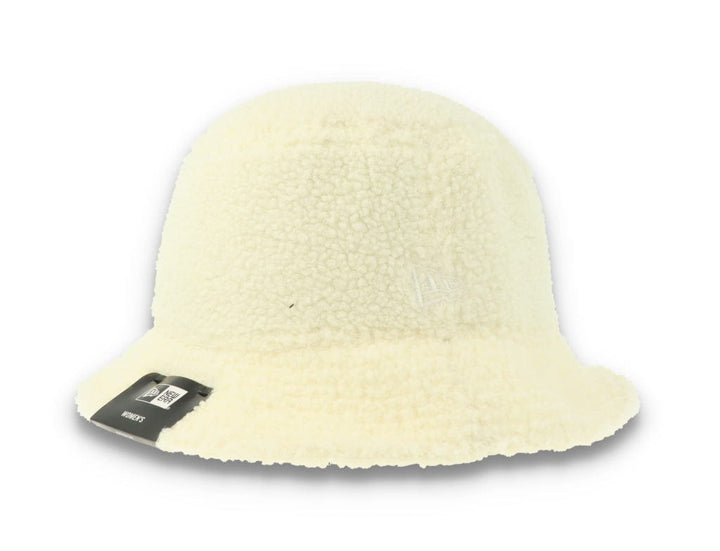 Bucket Hat Womens Borg Off-White - LOKK