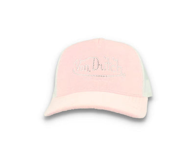 Trucker Cap Von Dutch Miami Velvet Light Pink/White