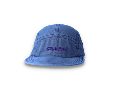 Cap 5-Panel Bedrock Blue Pigment