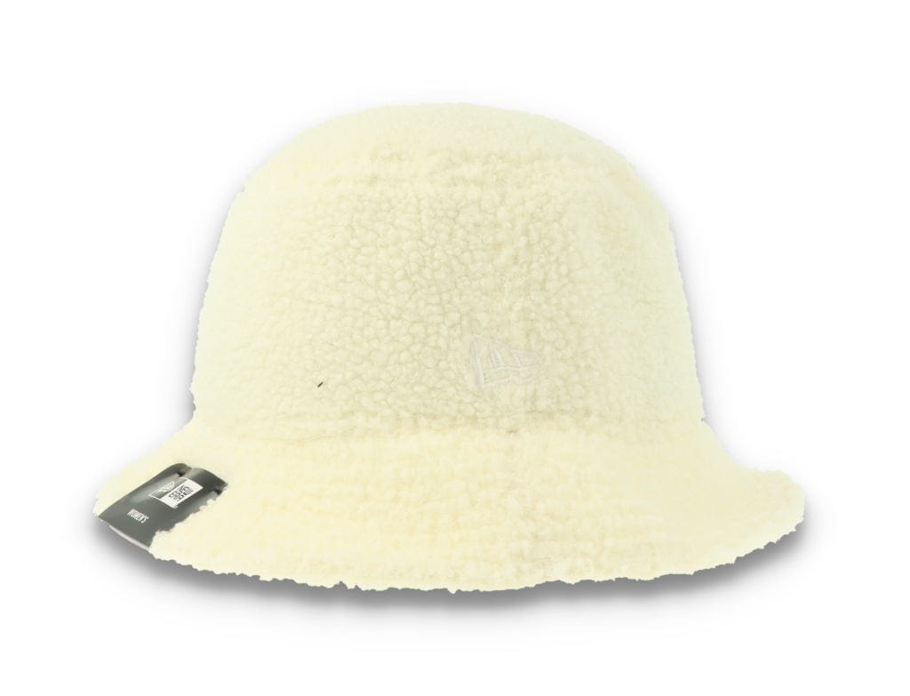 Bucket Hat Womens Borg Off-White - LOKK