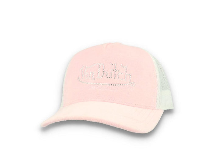 Trucker Cap Von Dutch Miami Velvet Light Pink/White - LOKK