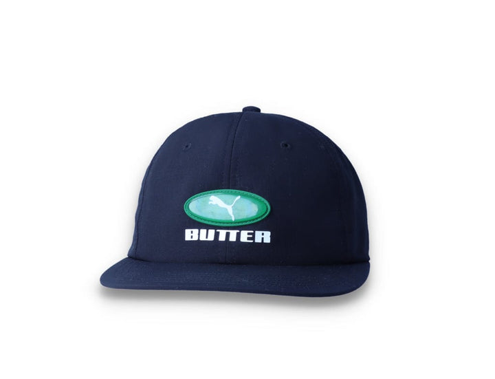 PUMA x BUTTER GOODS Flatbrim Cap Puma Black/Amazon Green - LOKK