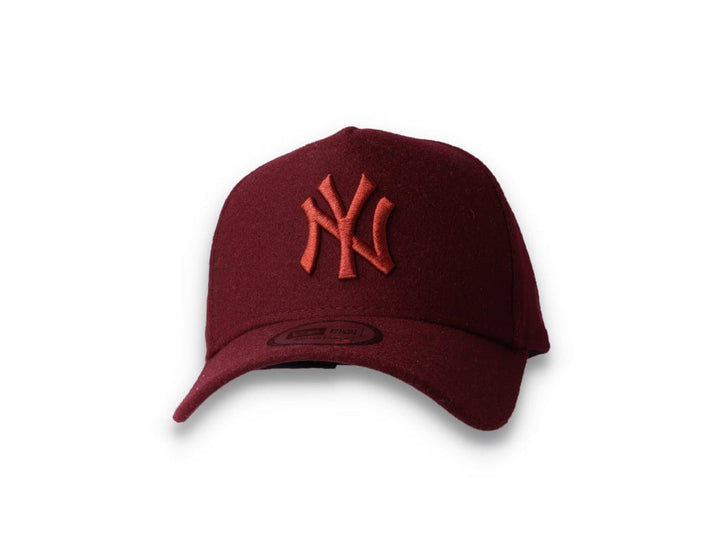 9FORTY A-Frame Melton Wool NY Yankees Maroon - LOKK