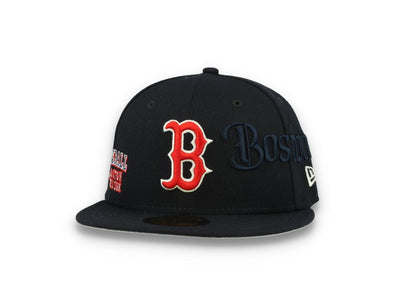 59FIFTY Script Boston Red Sox Dark Navy