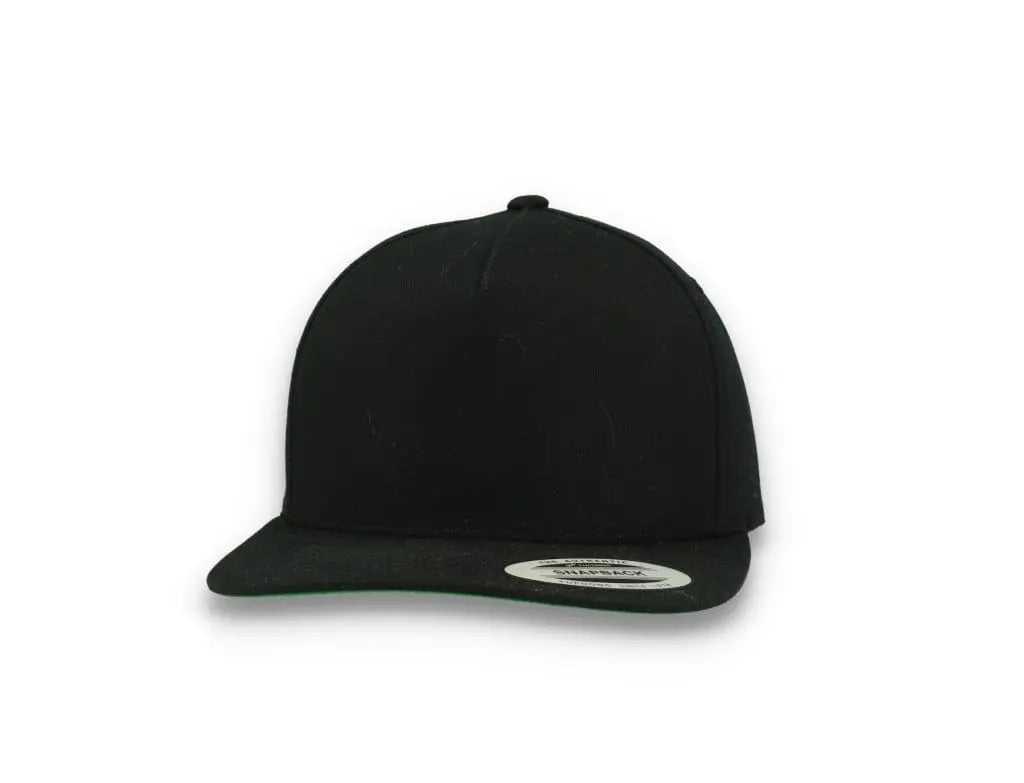 Yupoong Classic 5-Panel Snapback 6007 Black - LOKK