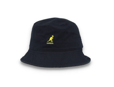 Kangol Washed Bucket Hat, Navy Blue