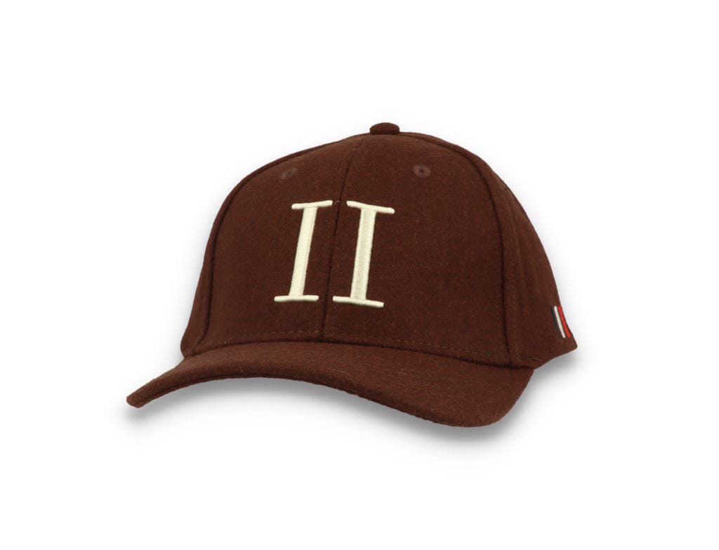 Wool II Baseball Cap Coffee Brown/Ivory - LOKK