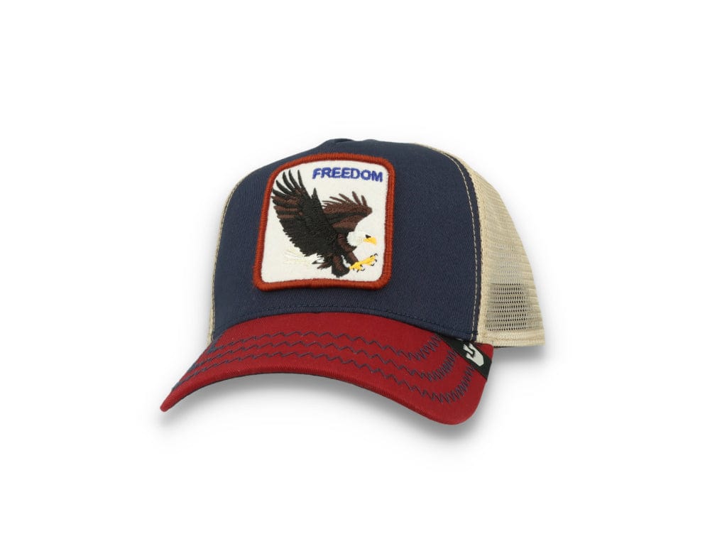 Goorin Trucker Cap  The Freedom Eagle Indigo