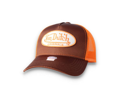 Von Dutch Trucker Cap Satin Brown/Orange