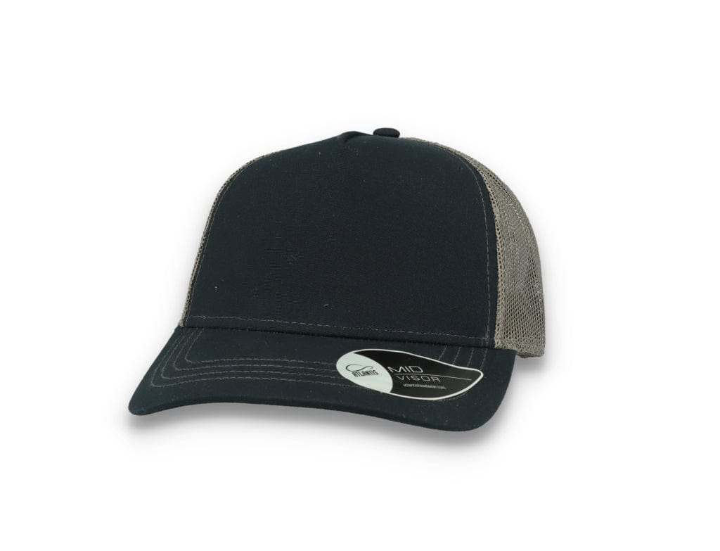 Trucker Cap Navy/Dark Grey Atlantis Rapper Canvas - LOKK