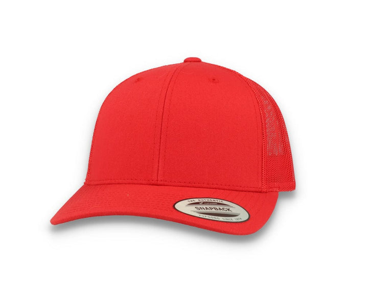 Red Trucker Cap Retro - Yupoong 6606 - LOKK