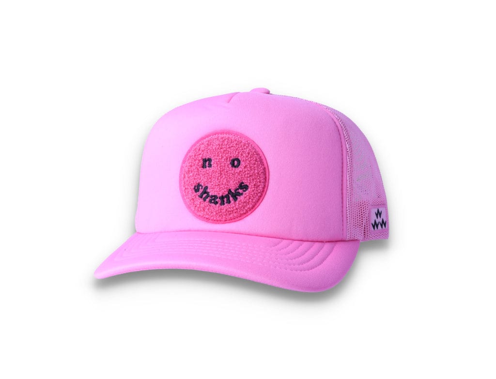 No Shanks Trucker Cap Pink - LOKK