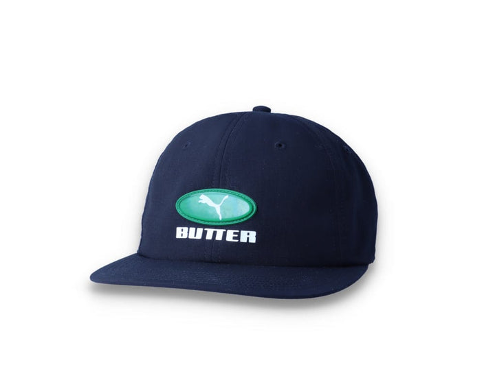 PUMA x BUTTER GOODS Flatbrim Cap Puma Black/Amazon Green - LOKK