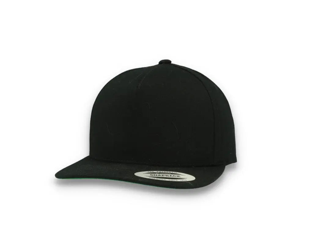 Yupoong Classic 5-Panel Snapback 6007 Black - LOKK