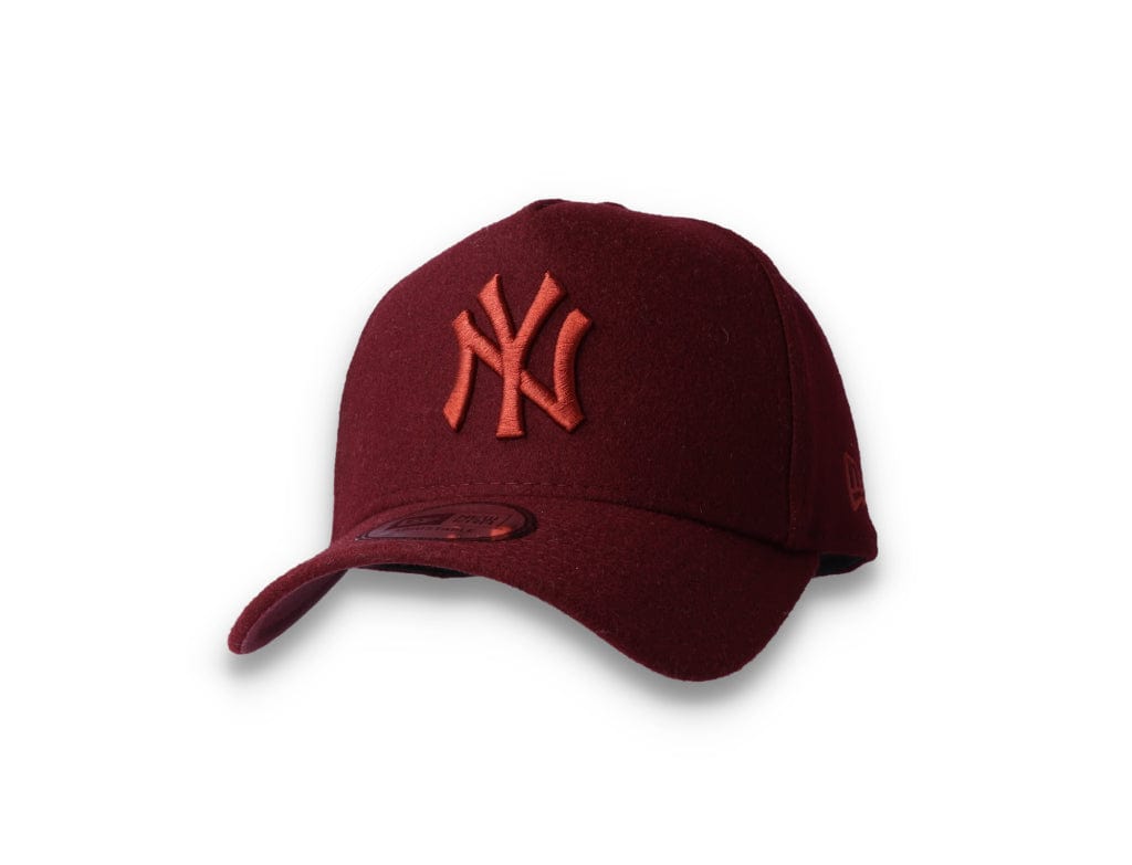 9FORTY A-Frame Melton Wool NY Yankees Maroon - LOKK