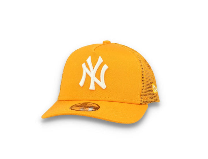 Kids Trucker Cap Tonal Mesh NY Yankees Orange - LOKK