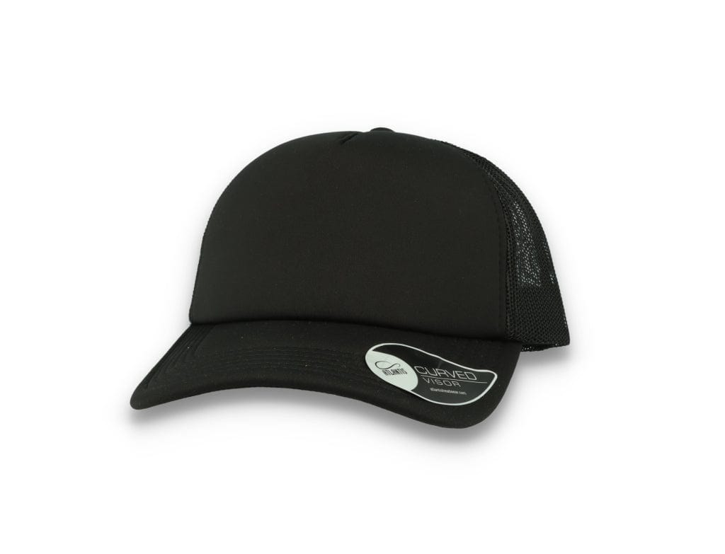 Trucker Cap Black/Black Atlantis Rapper Foam - LOKK