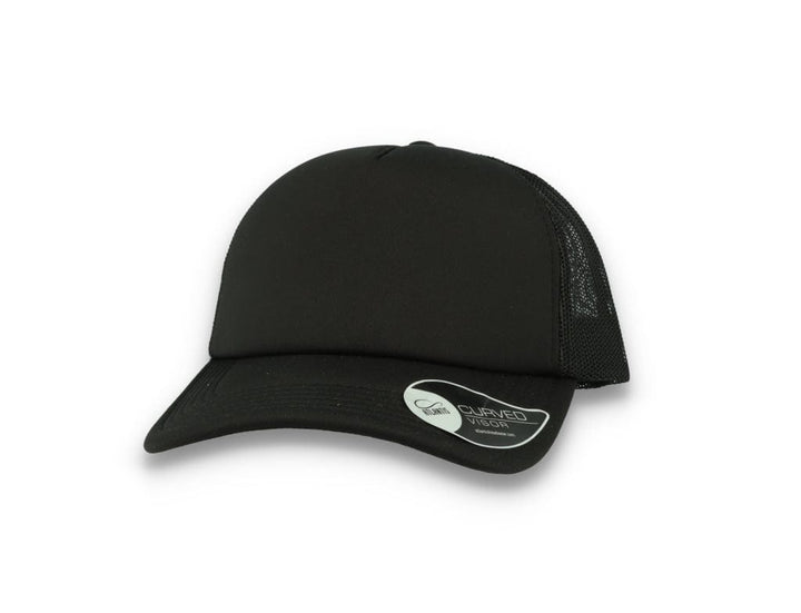 Trucker Cap Black/Black Atlantis Rapper Foam - LOKK