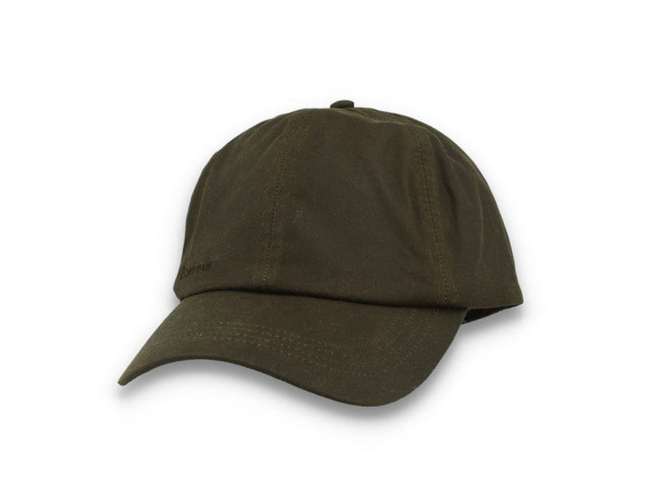 Barbour Wax Sports Cap Olive - LOKK