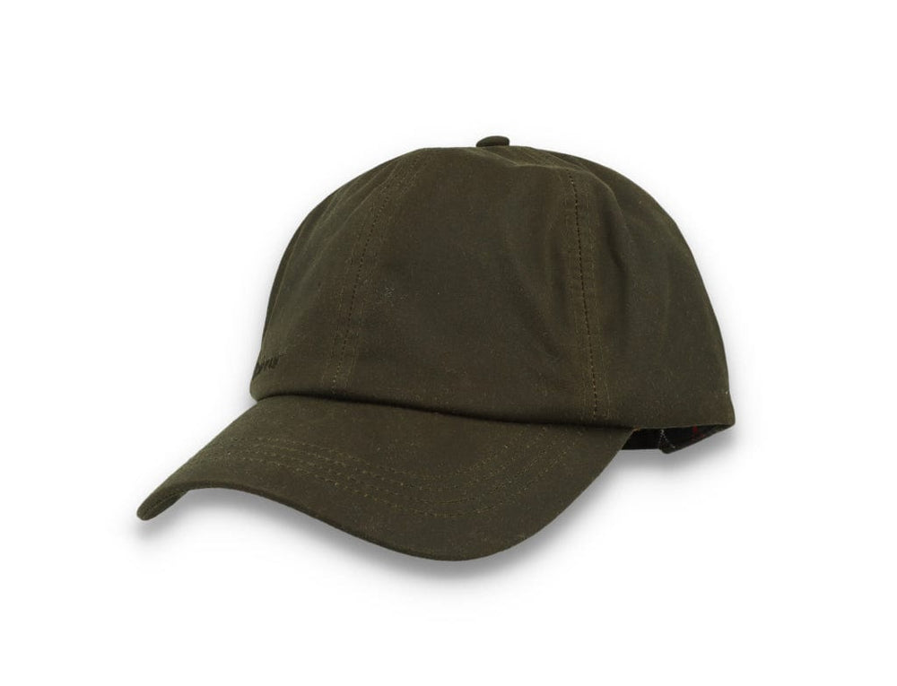 Barbour Wax Sports Cap Olive - LOKK