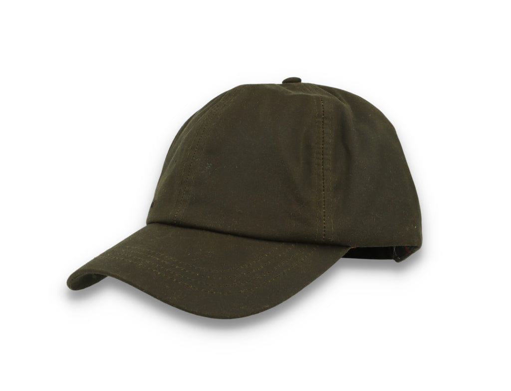 Barbour Wax Sports Cap Olive - LOKK