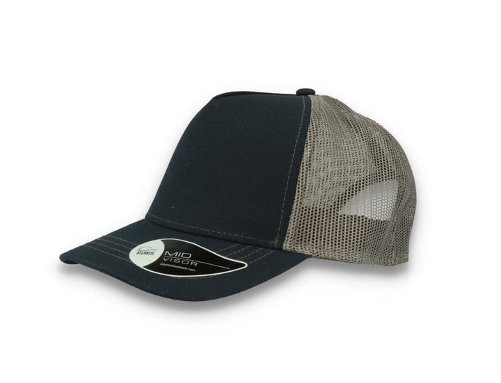 Trucker Cap Navy/Dark Grey Atlantis Rapper Canvas - LOKK