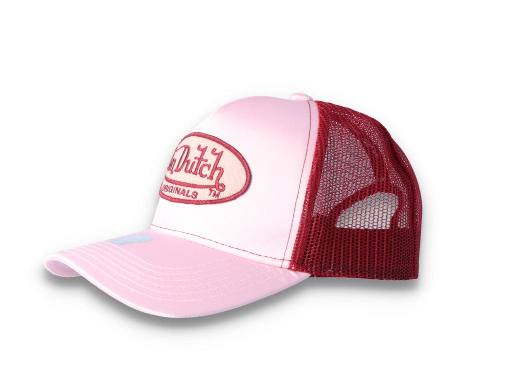 Von Dutch Trucker Cap Satin Pink/Red - LOKK