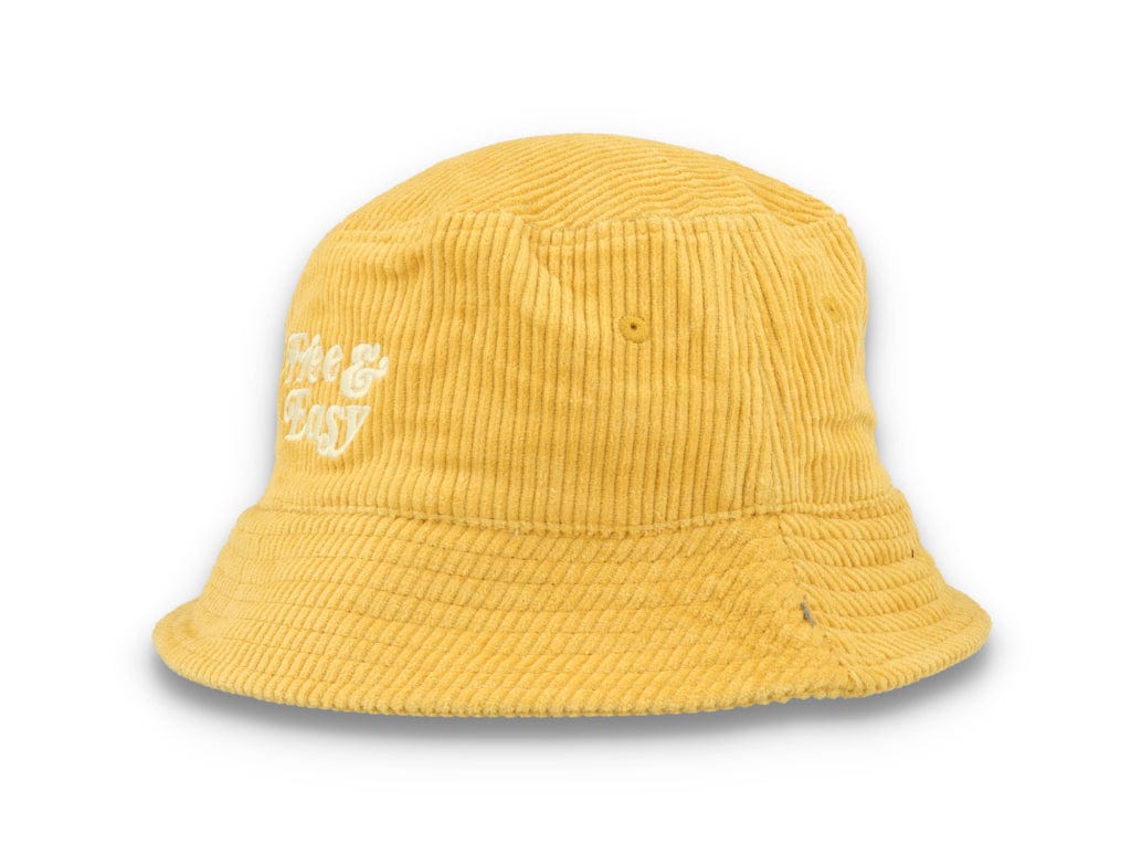 Bucket Hat Gold Free & Easy Don't Trip Fat Corduroy - LOKK