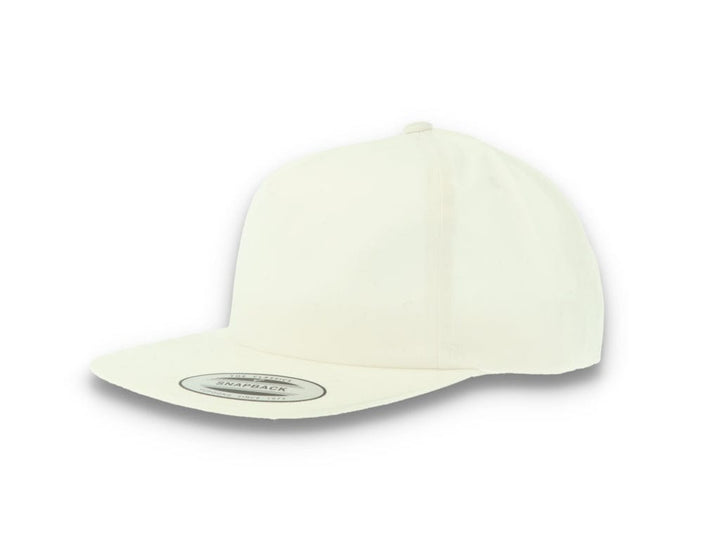 Yupoong 6502 Unstructured 5-Panel Snapback Cap White - LOKK